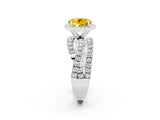 White gold Round Cut Cut Halo Split Shank Prong Setting Ring_14