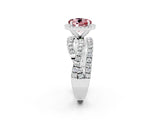White gold Round Cut Cut Halo Split Shank Prong Setting Ring_14