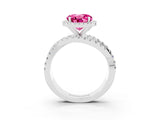 White gold Round Cut Cut Halo Split Shank Prong Setting Ring_15