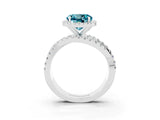 White gold Round Cut Cut Halo Split Shank Prong Setting Ring_15