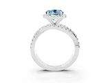 White gold Round Cut Cut Halo Split Shank Prong Setting Ring_15