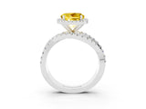 White gold Round Cut Cut Halo Split Shank Prong Setting Ring_15