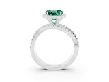 White gold Round Cut Cut Halo Split Shank Prong Setting Ring_15