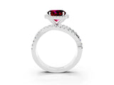 White gold Round Cut Cut Halo Split Shank Prong Setting Ring_15