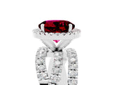 White gold Round Cut Cut Halo Split Shank Prong Setting Ring_17