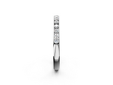 White gold Round Cut Diamond Channel Set Eternity Band_14