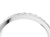 White gold Round Cut Diamond Channel Set Eternity Band_16