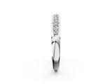 White gold Round Cut Diamond Channel Set White Gold Band_14