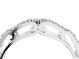 White gold Round Cut Diamond Channel Set White Gold Band_16