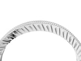 White gold Round Cut Diamond Milgrain Bezel Set Eternity Band_25