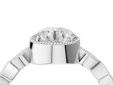 White gold Round Cut Diamond Milgrain Marquise Band with Prong Setting_9
