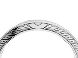 White gold Round Cut Diamond Pavé Eternity Band with Channel Setting_16