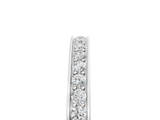 White gold Round Cut Diamond Pavé Eternity Band with Channel Setting_17