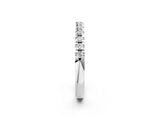 White gold Round Cut Diamond Pavé Eternity Band with Micro Prong Setting_58