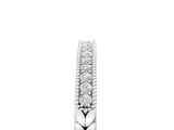 White gold Round Cut Diamond Pavé Set Milgrain Edge Eternity Band_28