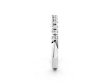 White gold Round Cut Diamond Pavé Set Thin Band_36