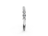 White gold Round Cut Diamond Prong Set Eternity Band_14