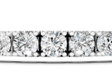 White gold Round Cut Diamond Tennis Bracelet with Box Clasp and Four-Prong Setting_1