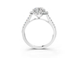 White gold Round Cut Halo Pave Diamond Engagement Ring with Four-Prong Setting_11