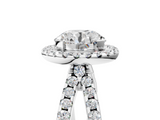White gold Round Cut Halo Split Shank Pave Set Ring_73