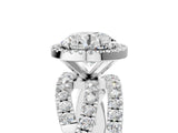 White gold Round Cut Halo Split Shank Prong Setting Ring_17