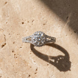 White gold Round Cut Solitaire Diamond with Pavé Twist Band and Four-Prong Setting_30