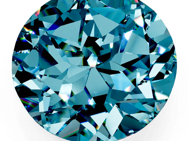 Silver Round Cut Solitaire Twisted Band with Prong Setting
