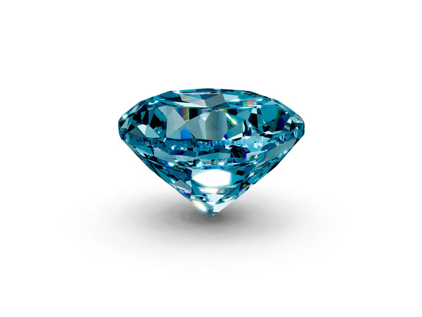 Platinum Round Cut Solitaire Twisted Band with Prong Setting
