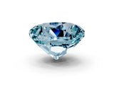 White gold Round Cut Solitaire Twisted Band with Prong Setting_3
