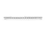 White gold Round Diamond Bezel-Set Tennis Bracelet