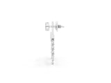 White gold Round Diamond Chandelier Drop Earrings with Round Diamond Accents_1