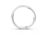 White gold Round Diamond Channel Set Comfort Fit Band_15