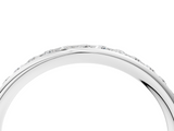 White gold Round Diamond Channel Set Comfort Fit Band_16