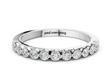 White gold Round Diamond Channel Set Eternity Band_12