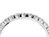White gold Round Diamond Channel Set Eternity Band_16
