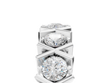 White gold Round Diamond Channel Set X-Prong Band_17