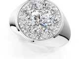White gold Round Diamond Dome Promise Ring_1
