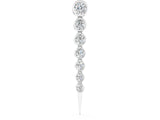 White gold Round Diamond Drop Necklace with Bezel Setting_12