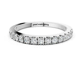 White gold Round Diamond Eternity Band with Prong Setting_20