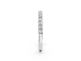 White gold Round Diamond Eternity Band with Prong Setting_22