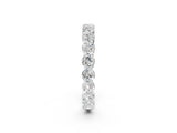 White gold Round Diamond Eternity Band with U-Prong Setting_22