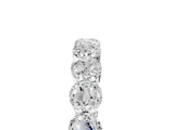 White gold Round Diamond Eternity Band with U-Prong Setting_25