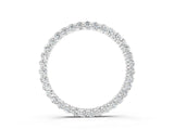White gold Round Diamond Eternity Pendant with Prong Setting_6
