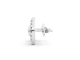 White gold Round Diamond Evil Eye Stud Earrings_1