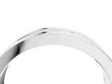 White gold Round Diamond Five-Stone Channel Set Mens Band_4