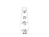 White gold Round Diamond Four-Prong Circle Pendant_3