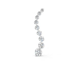White gold Round Diamond Graduated Prong Set Pendant_3