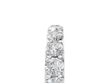 White gold Round Diamond Half Eternity Band with Prong Setting_48
