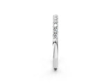 White gold Round Diamond Half-Eternity Band with Shared Prong Setting_35