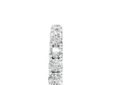 White gold Round Diamond Half-Eternity Band with Shared Prong Setting_38